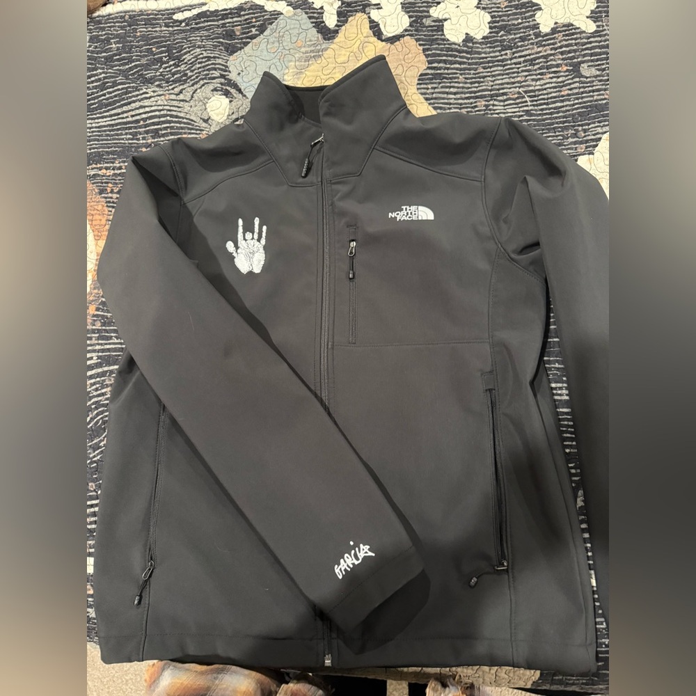 The North Face Apex Bionic 2 jacket Jerry Garcia's handprint embroidered M - Picture 2 of 10